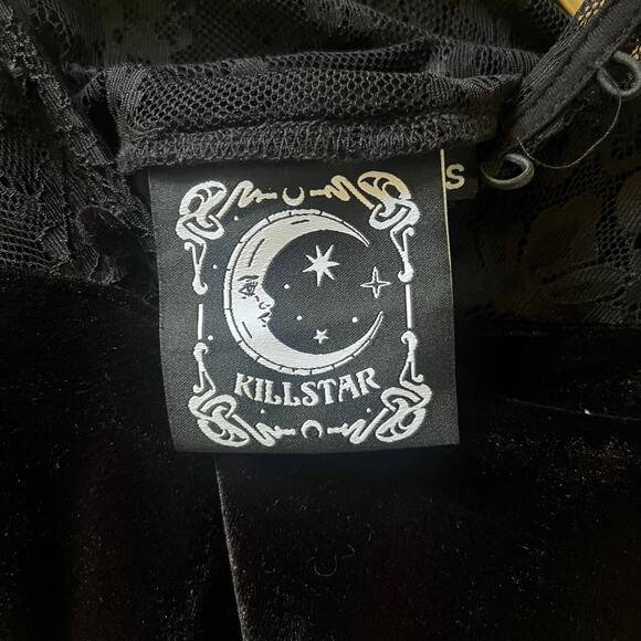 Killstar Maxi Dress Size Small Goth Gothic Vampy Witchy - Picture 6 of 7